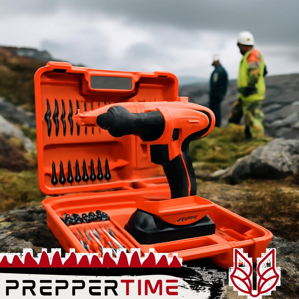 Bild zeigt verschiedene Bohrer-Bausätze mit Bohrern und Zubehör.