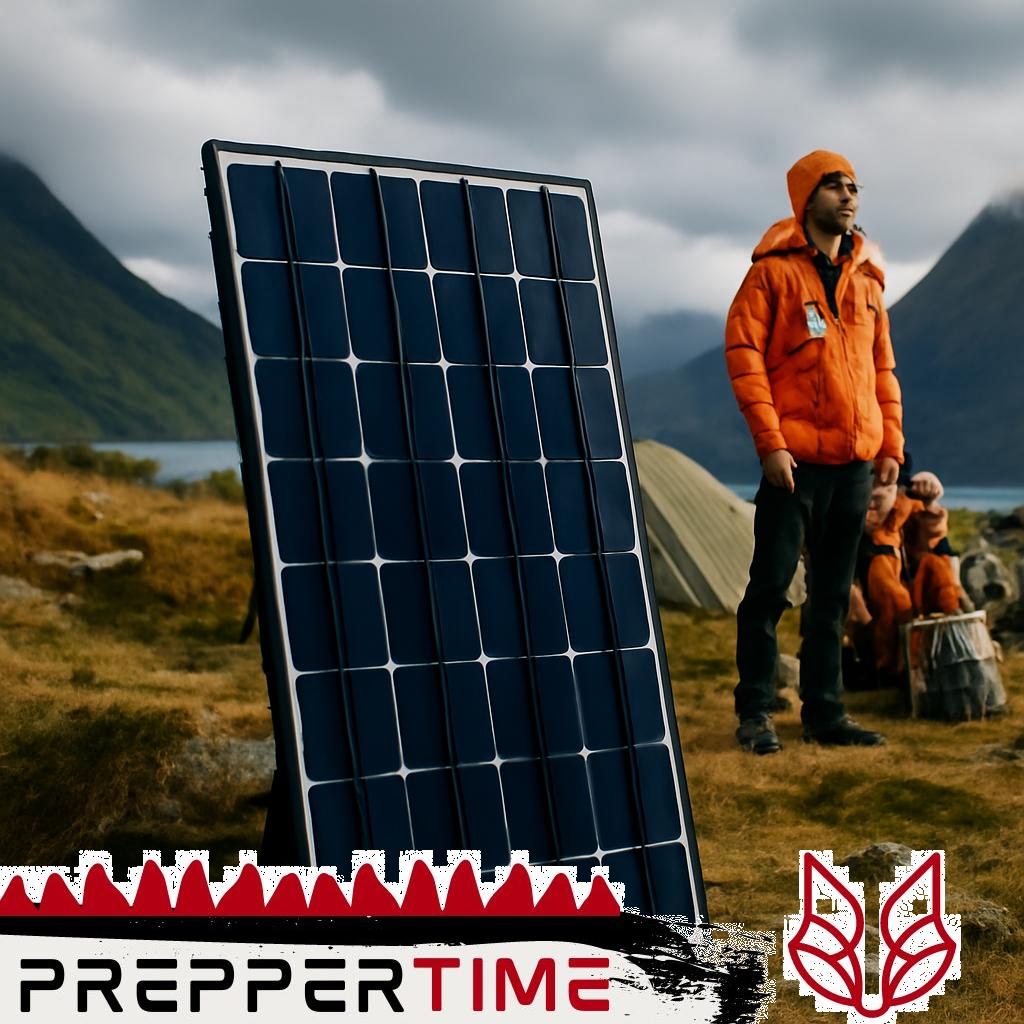 BougeRV 180-Watt Monokristallines Solarpanel, rechteckig mit schwarzem Rahmen und blauen Solarzellen.
