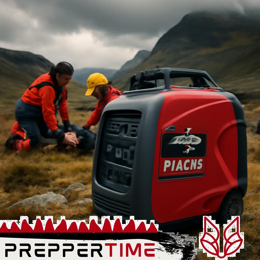 Briggs & Stratton P3000 PowerSmart Inverter Generator – kompakter mobiler Stromerzeuger in schwarzer Farbgebung.