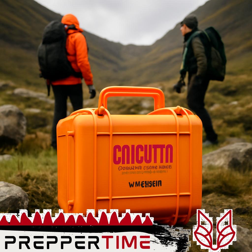 Wasserdichtes Dry Case von Calcutta Outdoors in Schwarz.