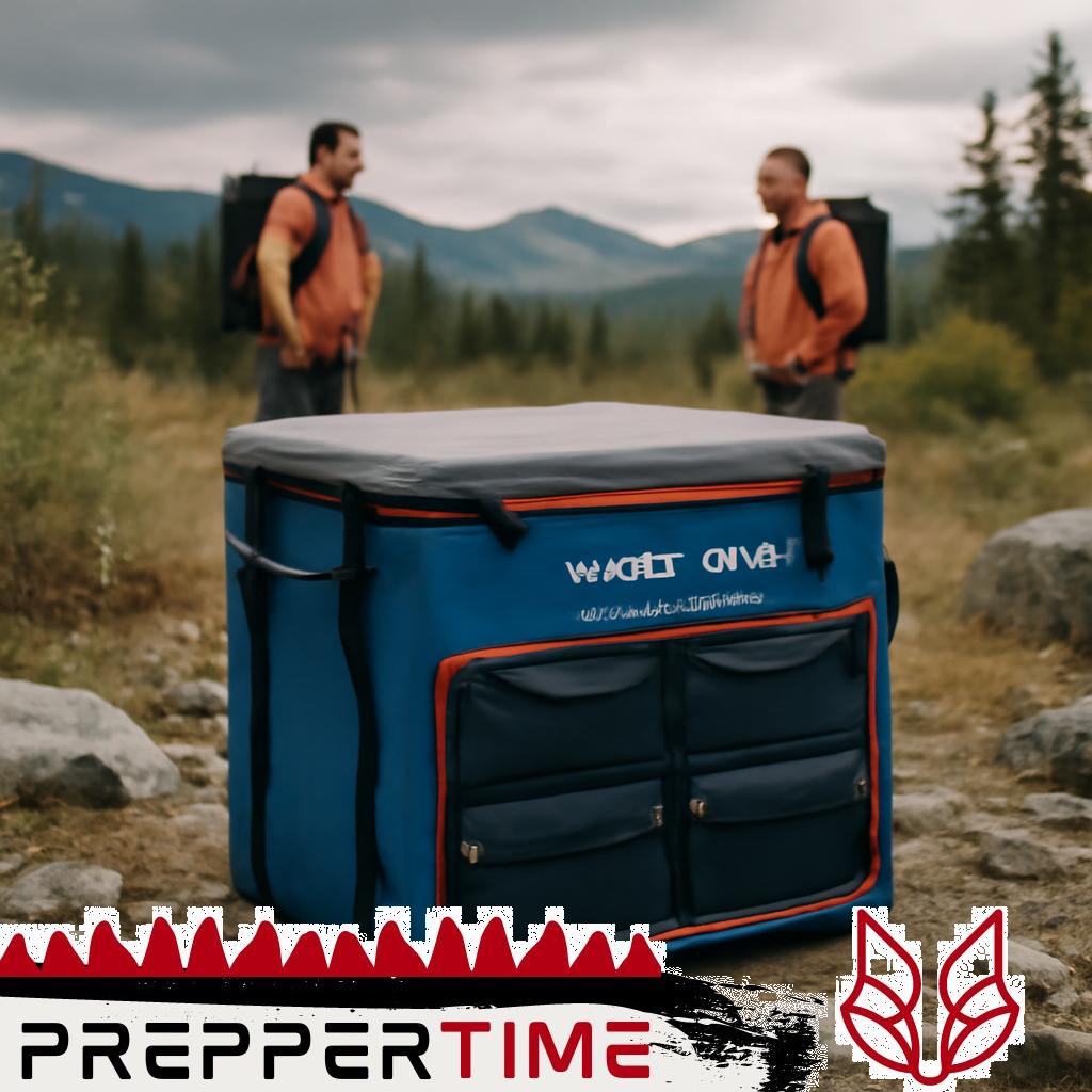 Camp Chef Sherpa Table – Robuster, kompakter Campingtisch aus Holz mit klappbaren Beinen.