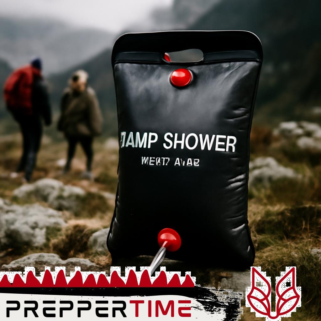 Camping-Duschhauben aus wasserdichtem Material zur hygienischen und praktischen Nutzung im Outdoor-Bereich.